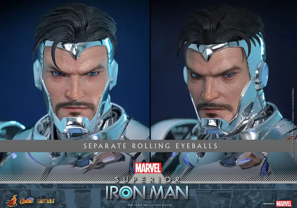 Marvel Comic Diecast Masterpiece Action figura 1/6 Superior Iron Man 32 cm fotografija proizvoda