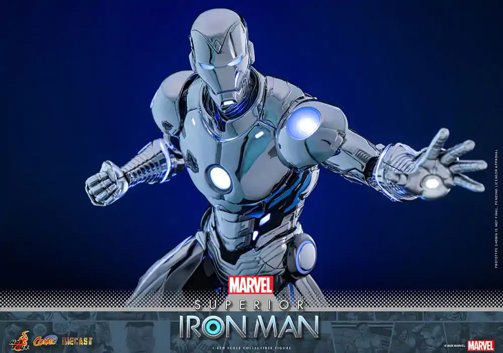 Marvel Comic Diecast Masterpiece Action figura 1/6 Superior Iron Man 32 cm fotografija proizvoda