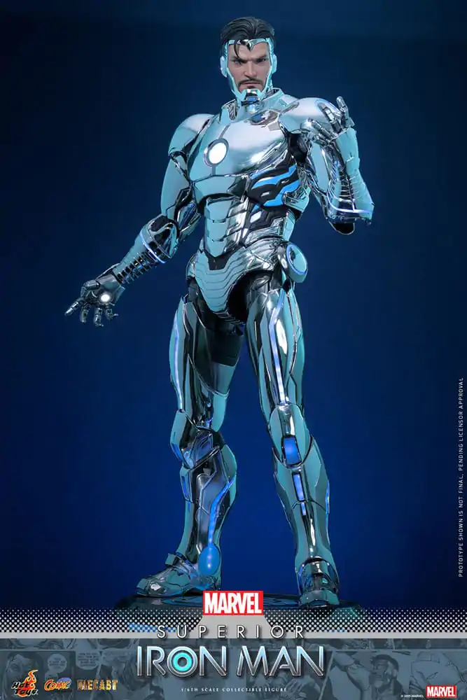 Marvel Comic Diecast Masterpiece Action figura 1/6 Superior Iron Man 32 cm fotografija proizvoda