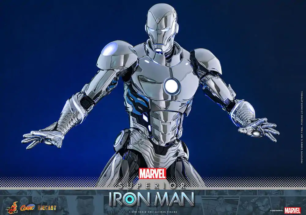 Marvel Comic Diecast Masterpiece Action figura 1/6 Superior Iron Man 32 cm fotografija proizvoda