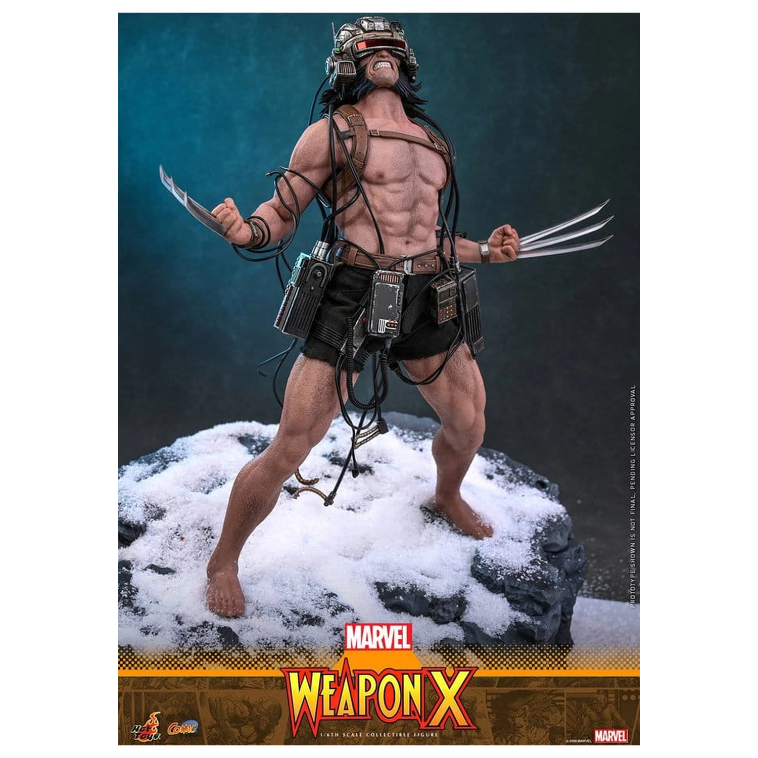 Marvel Comic Masterpiece akcijska figura 1/6 Weapon X 31 cm fotografija proizvoda