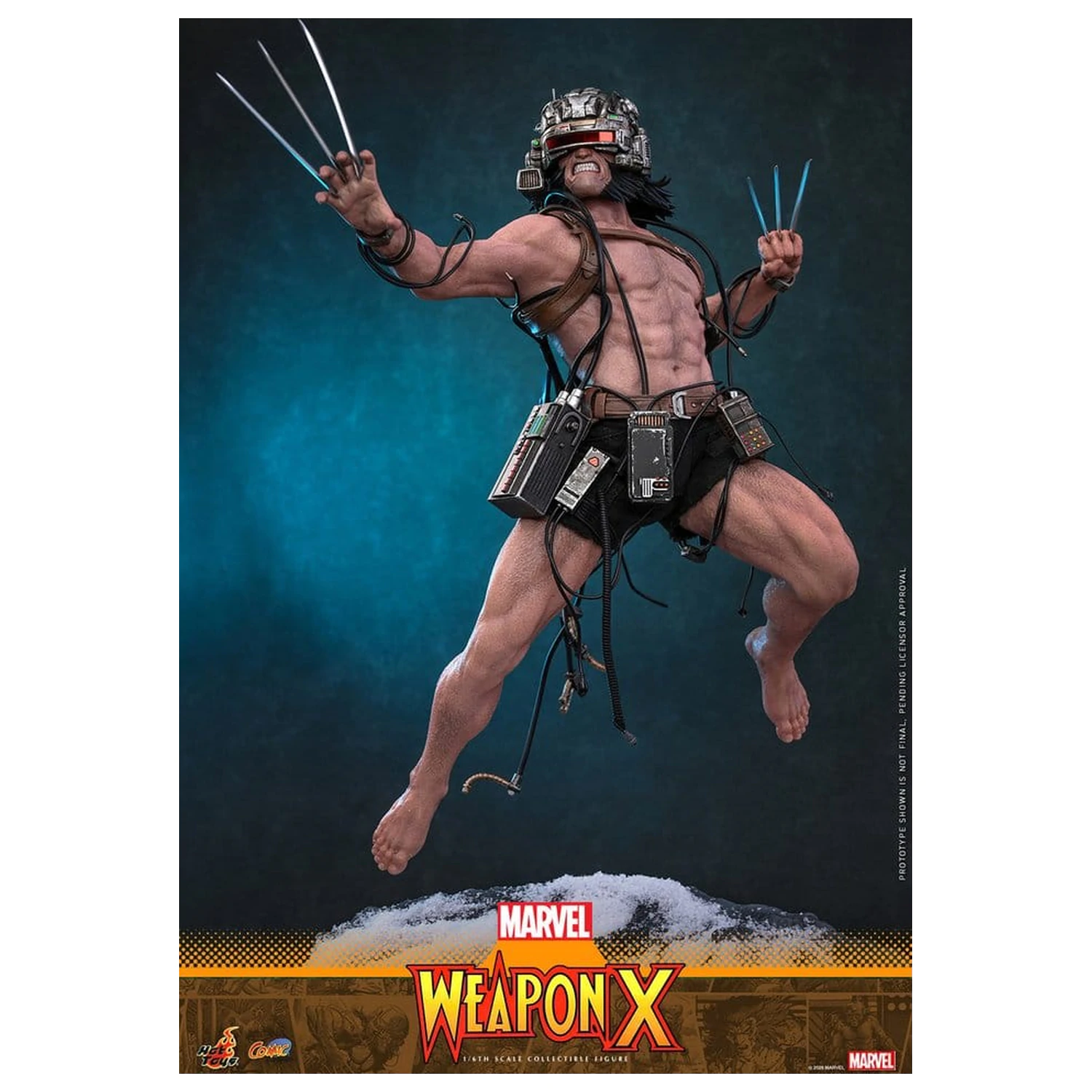 Marvel Comic Masterpiece akcijska figura 1/6 Weapon X 31 cm fotografija proizvoda