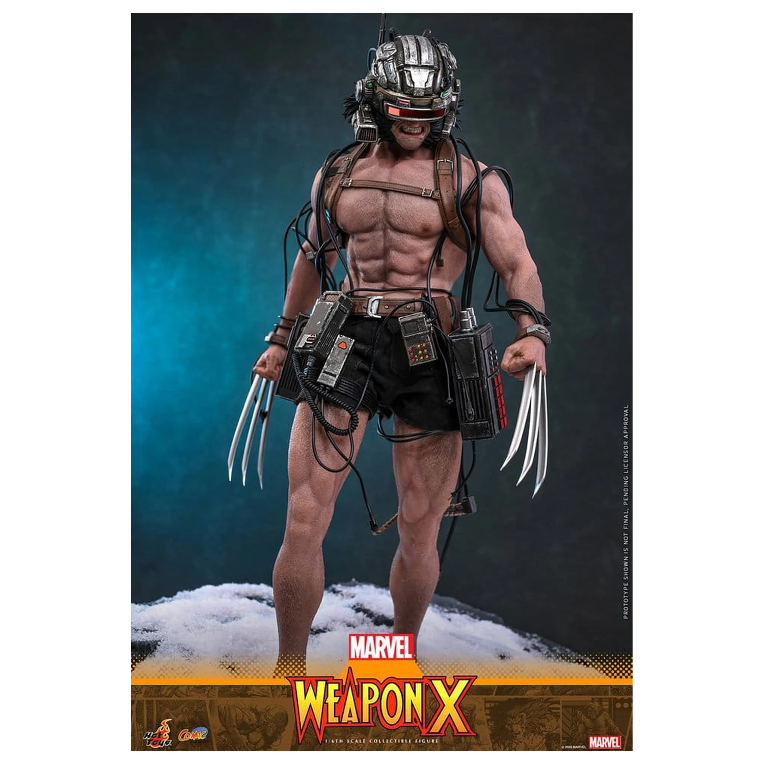Marvel Comic Masterpiece akcijska figura 1/6 Weapon X 31 cm fotografija proizvoda