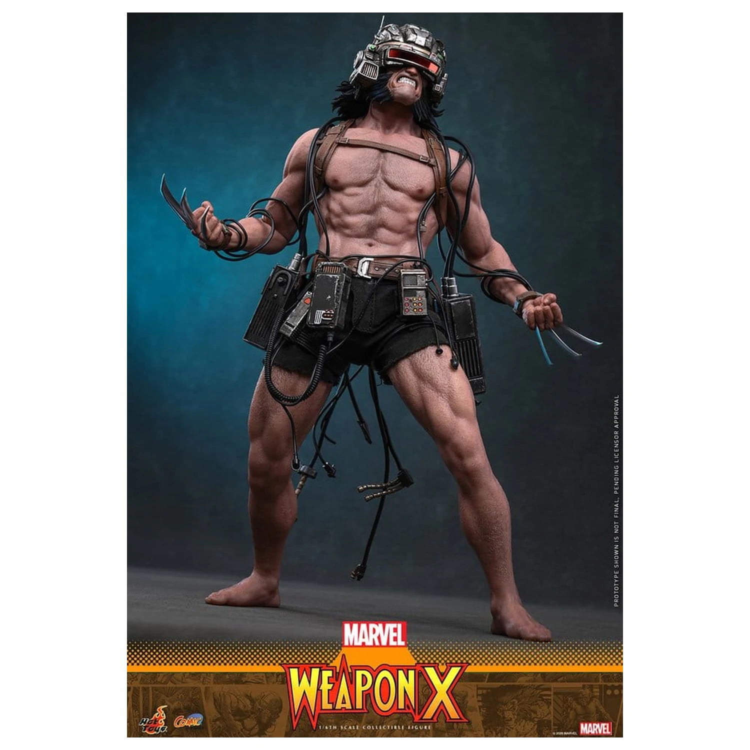 Marvel Comic Masterpiece akcijska figura 1/6 Weapon X 31 cm fotografija proizvoda