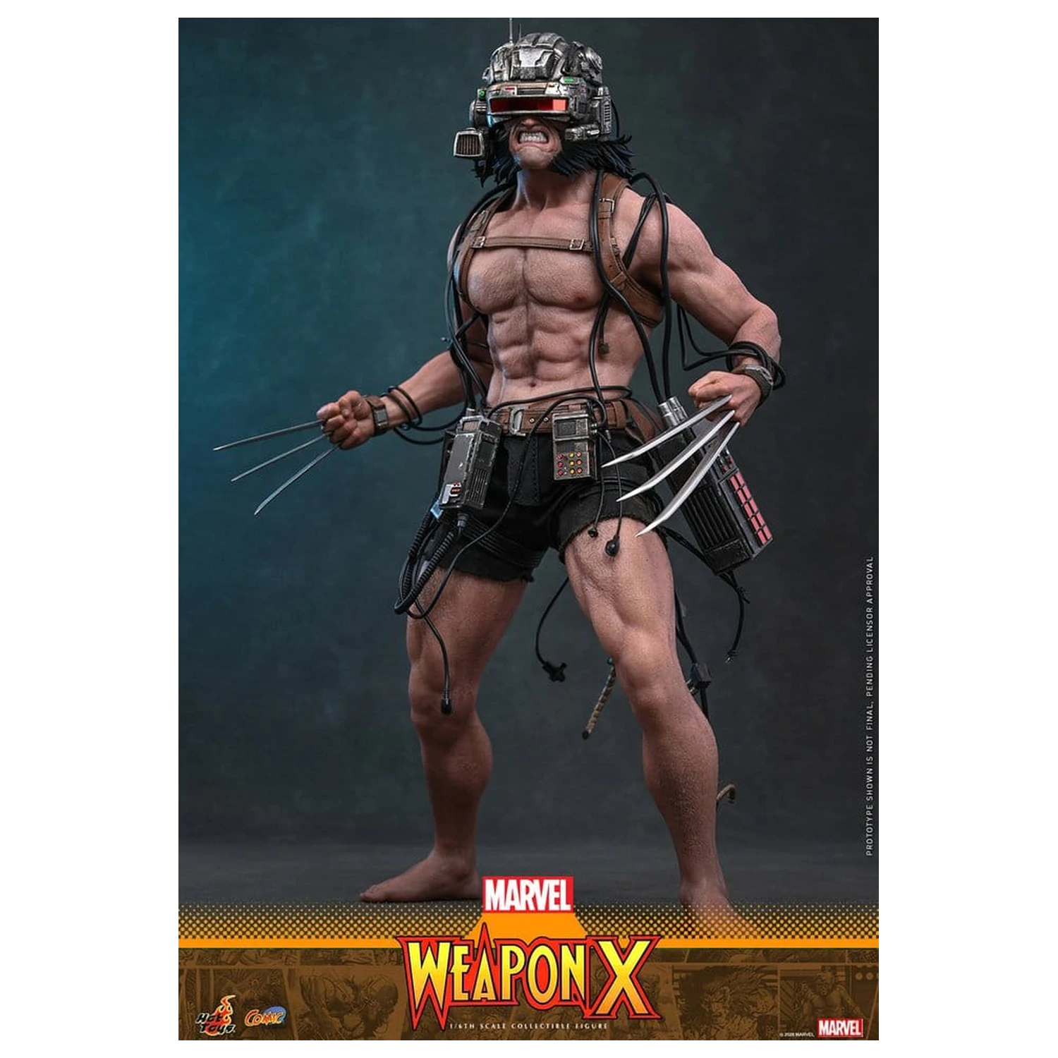 Marvel Comic Masterpiece akcijska figura 1/6 Weapon X 31 cm fotografija proizvoda