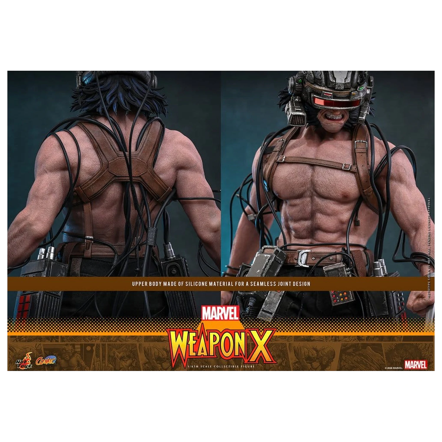 Marvel Comic Masterpiece akcijska figura 1/6 Weapon X 31 cm fotografija proizvoda