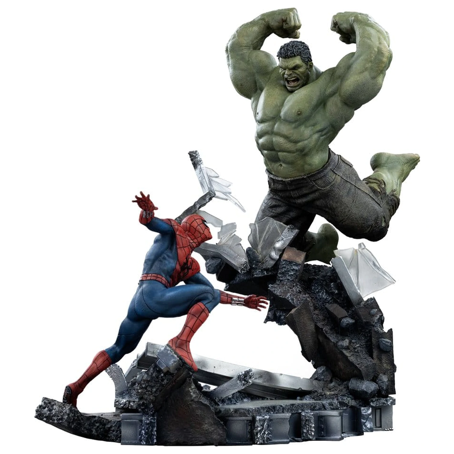 Marvel Comics Art Scale statua 1/10 Spider-Man vs Hulk 38 cm fotografija proizvoda