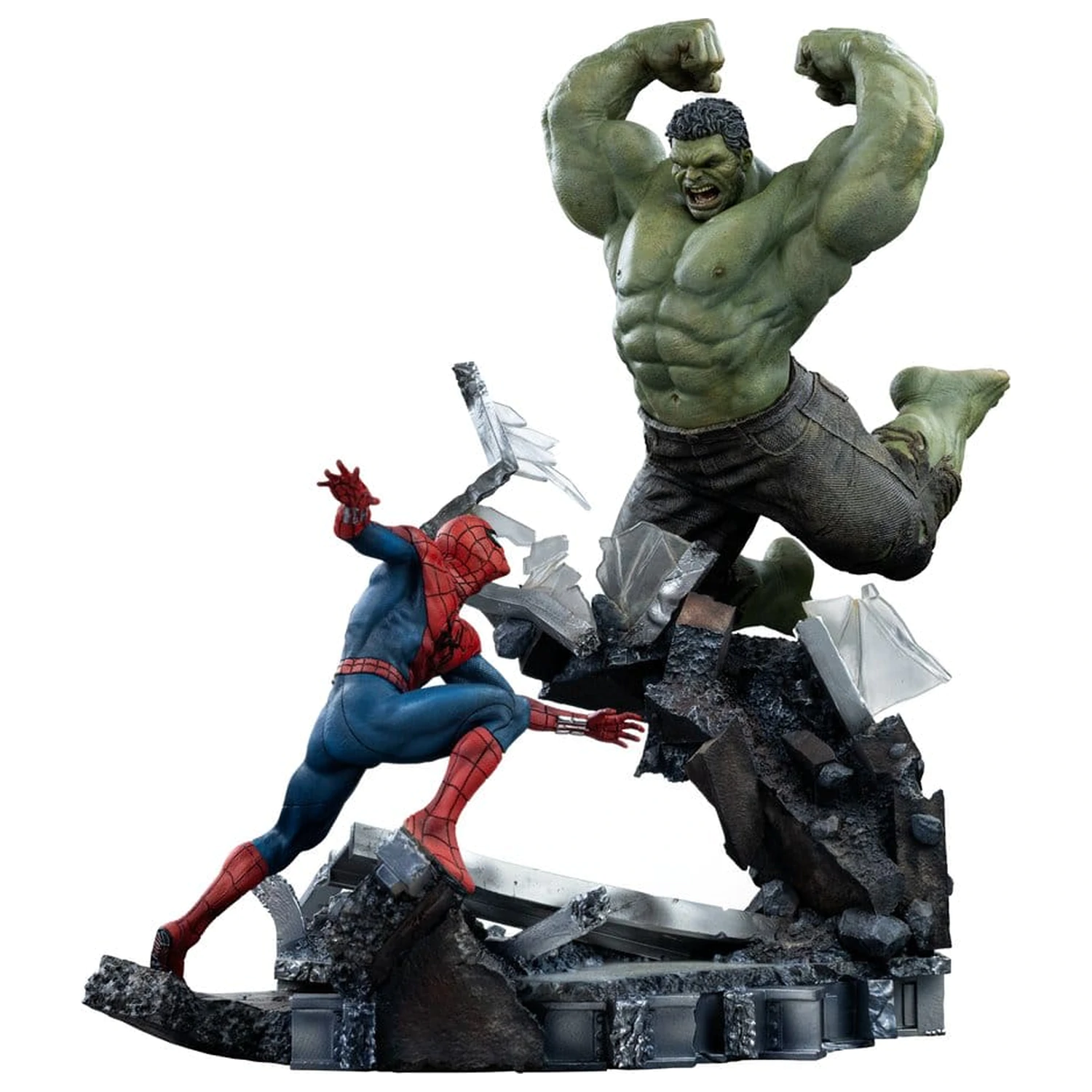 Marvel Comics Art Scale statua 1/10 Spider-Man vs Hulk 38 cm fotografija proizvoda