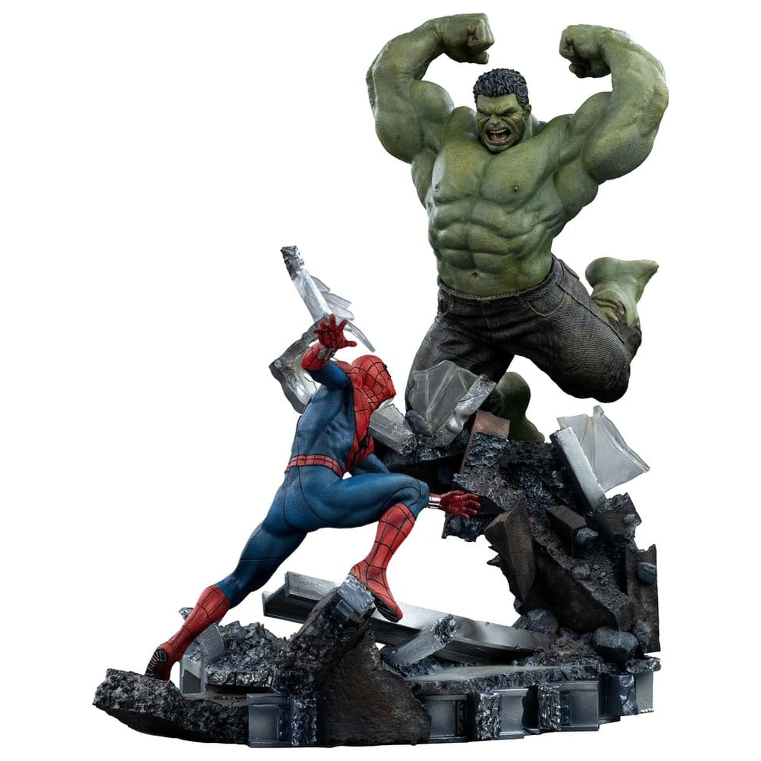 Marvel Comics Art Scale statua 1/10 Spider-Man vs Hulk 38 cm fotografija proizvoda