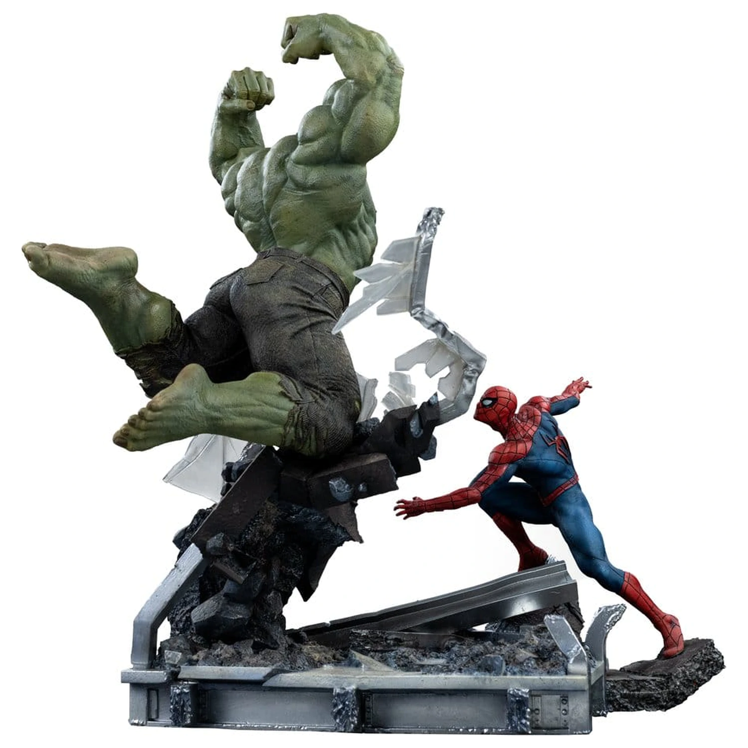 Marvel Comics Art Scale statua 1/10 Spider-Man vs Hulk 38 cm fotografija proizvoda