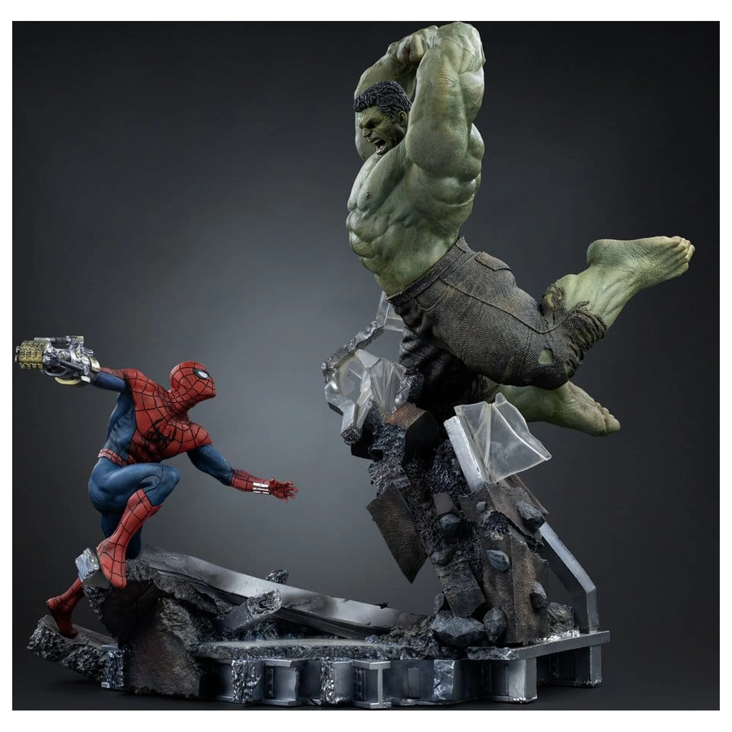 Marvel Comics Art Scale statua 1/10 Spider-Man vs Hulk 38 cm fotografija proizvoda