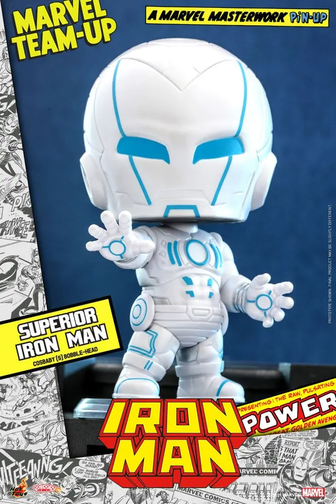 Marvel Comics Cosbaby (S) Mini Figura Superior Iron Man 10 cm fotografija proizvoda
