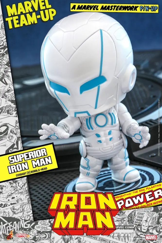 Marvel Comics Cosbaby (S) Mini Figura Superior Iron Man 10 cm fotografija proizvoda
