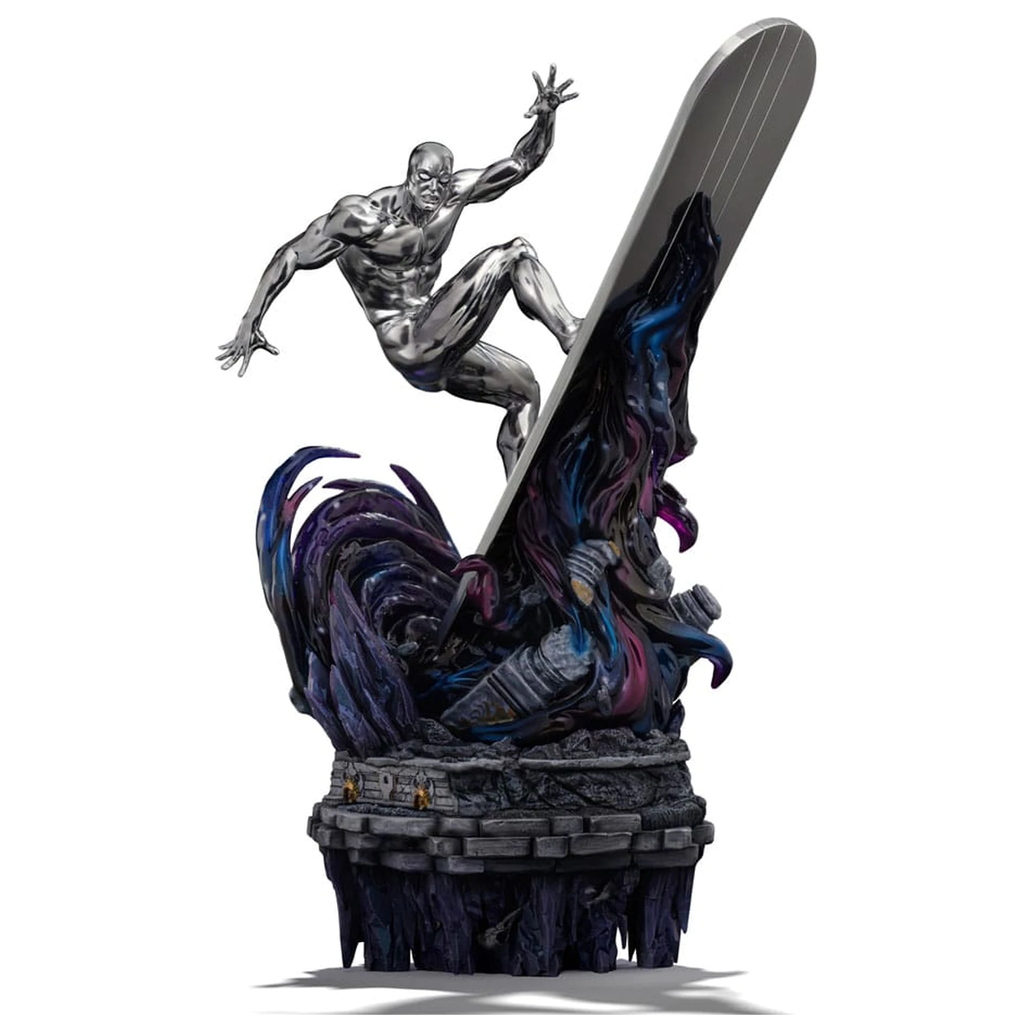 Marvel Comics Infinity Gauntlet Diorama Art Scale Statua 1/10 Silver Surfer Deluxe 36 cm fotografija proizvoda