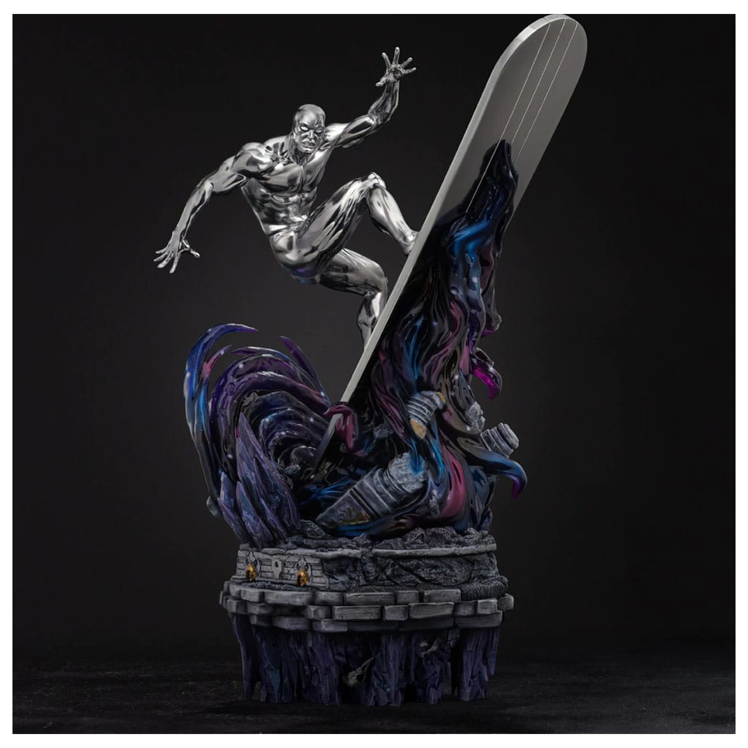 Marvel Comics Infinity Gauntlet Diorama Art Scale Statua 1/10 Silver Surfer Deluxe 36 cm fotografija proizvoda