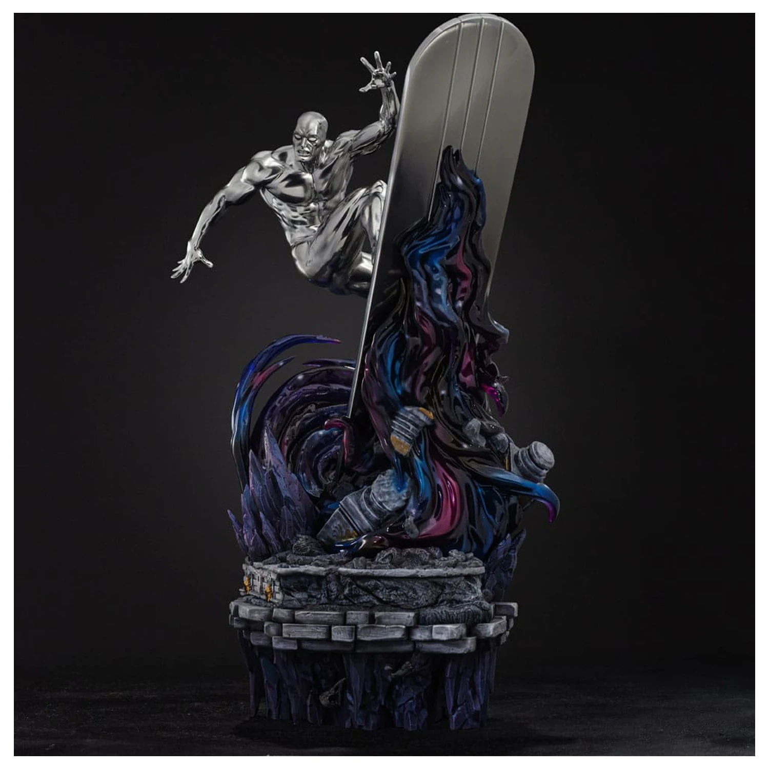 Marvel Comics Infinity Gauntlet Diorama Art Scale Statua 1/10 Silver Surfer Deluxe 36 cm fotografija proizvoda