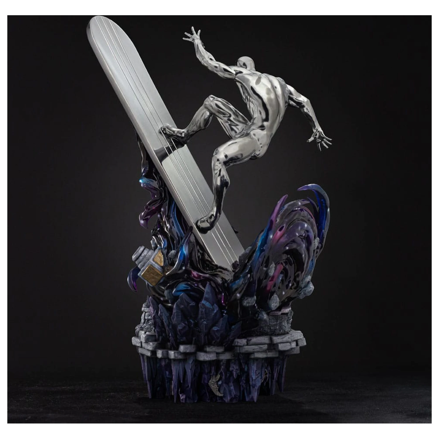 Marvel Comics Infinity Gauntlet Diorama Art Scale Statua 1/10 Silver Surfer Deluxe 36 cm fotografija proizvoda