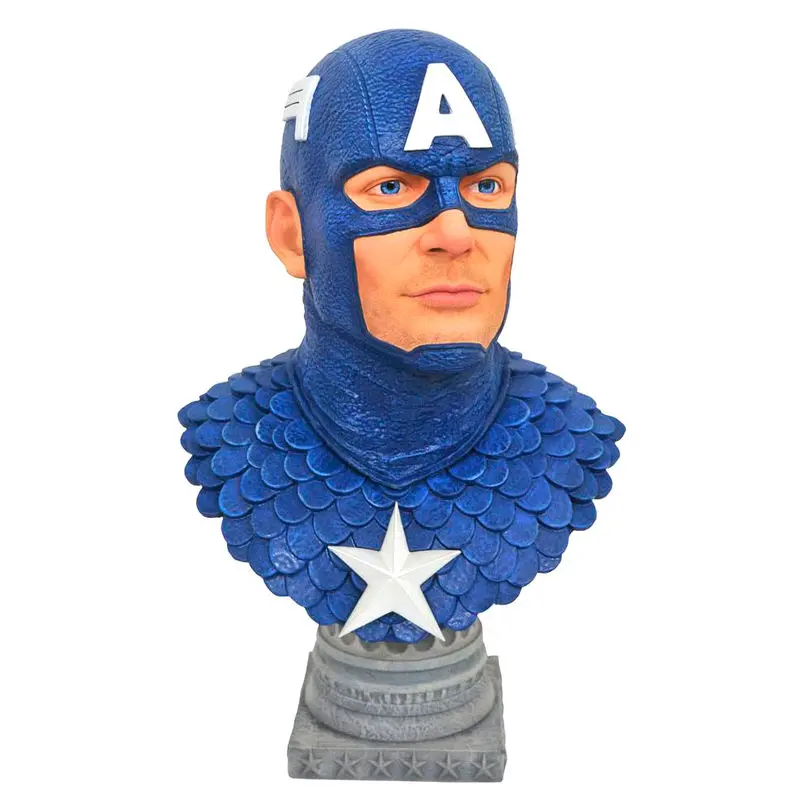 Marvel Comics Legends in 3D Poprsje 1/2 Captain America 25 cm fotografija proizvoda