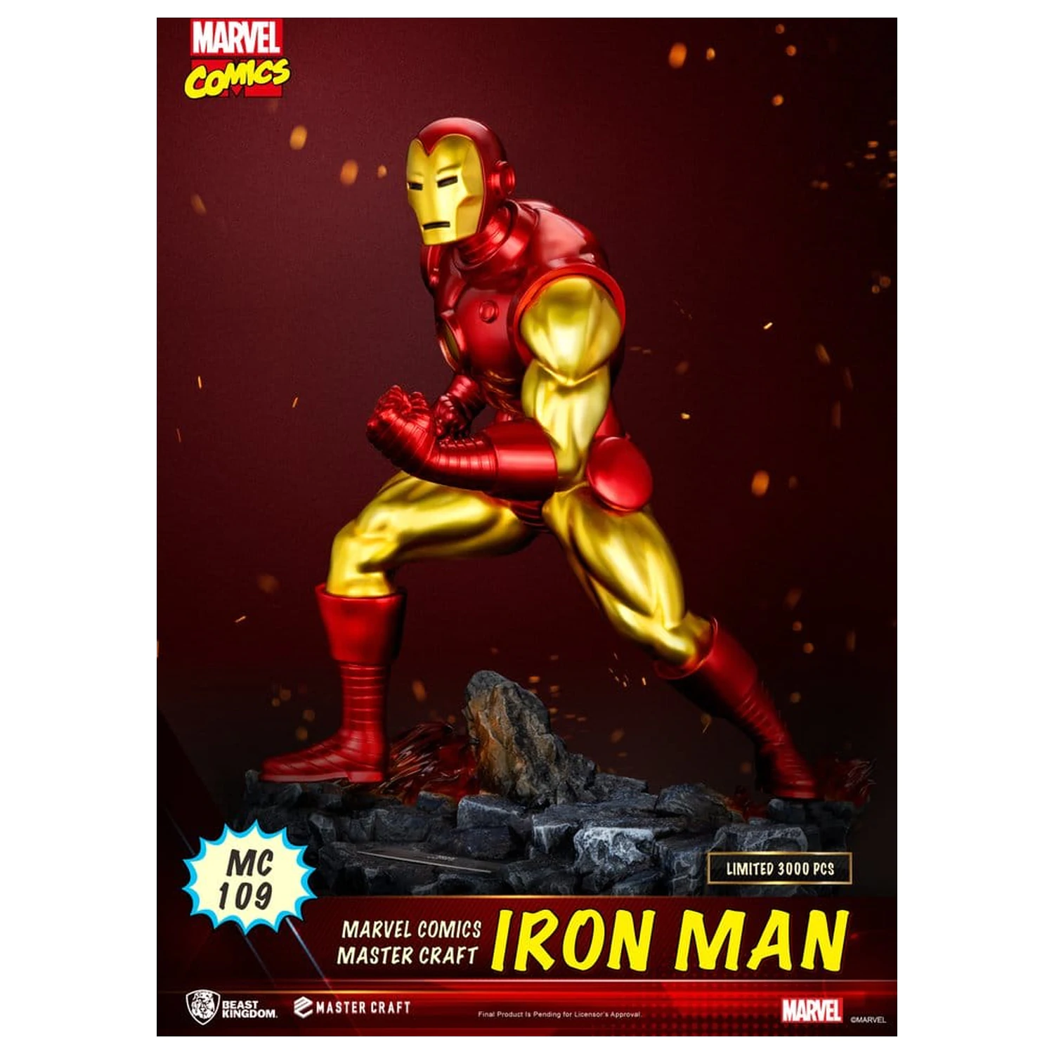 Marvel Comics Master Craft kip Iron Man 29 cm fotografija proizvoda
