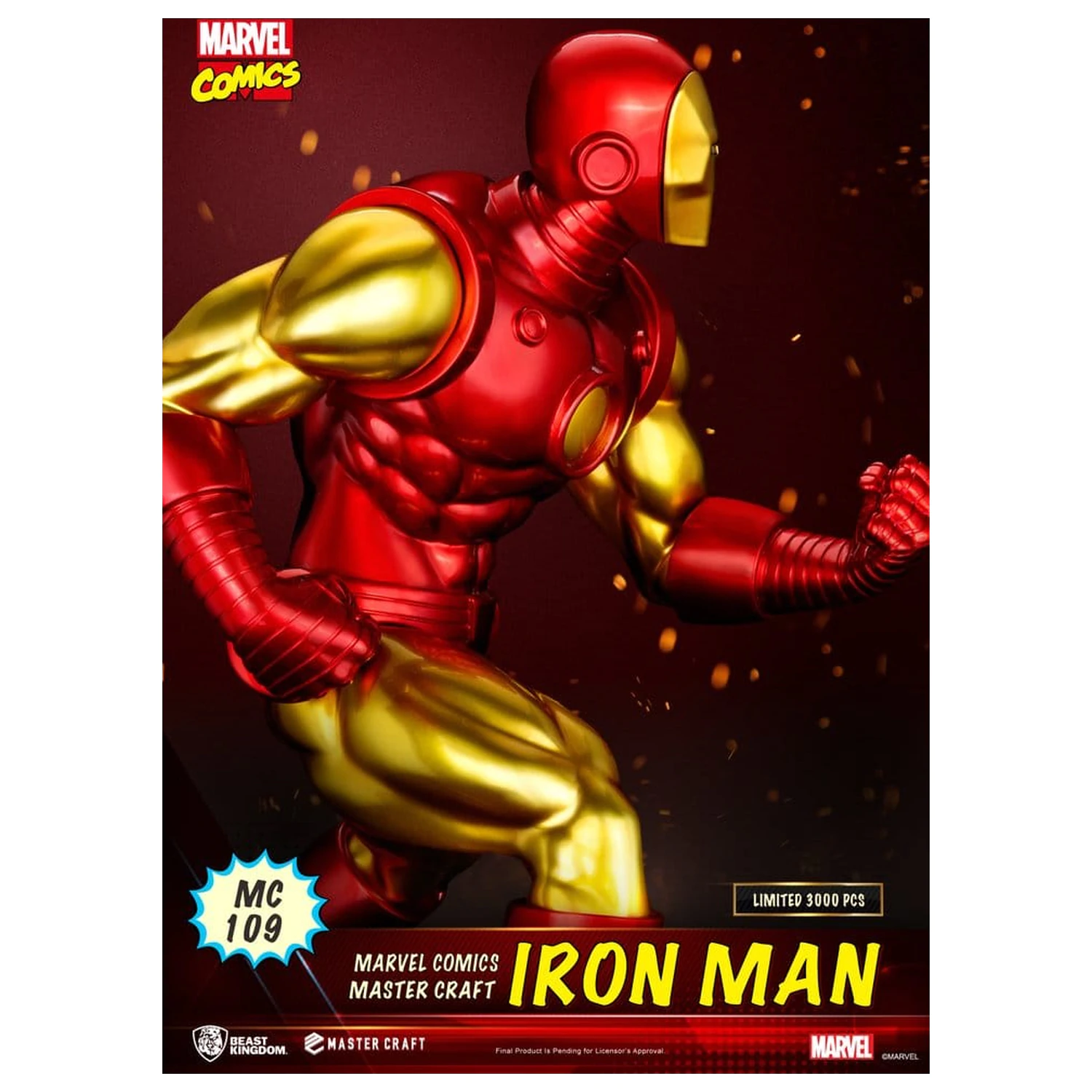 Marvel Comics Master Craft kip Iron Man 29 cm fotografija proizvoda