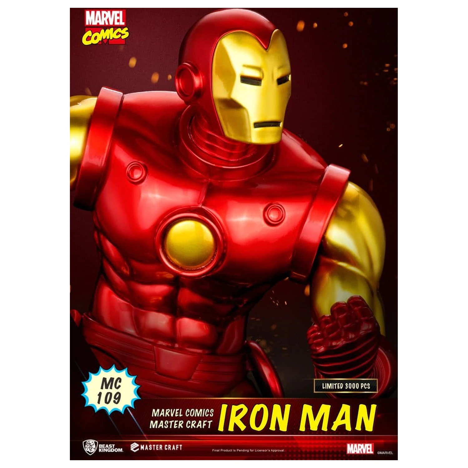 Marvel Comics Master Craft kip Iron Man 29 cm fotografija proizvoda