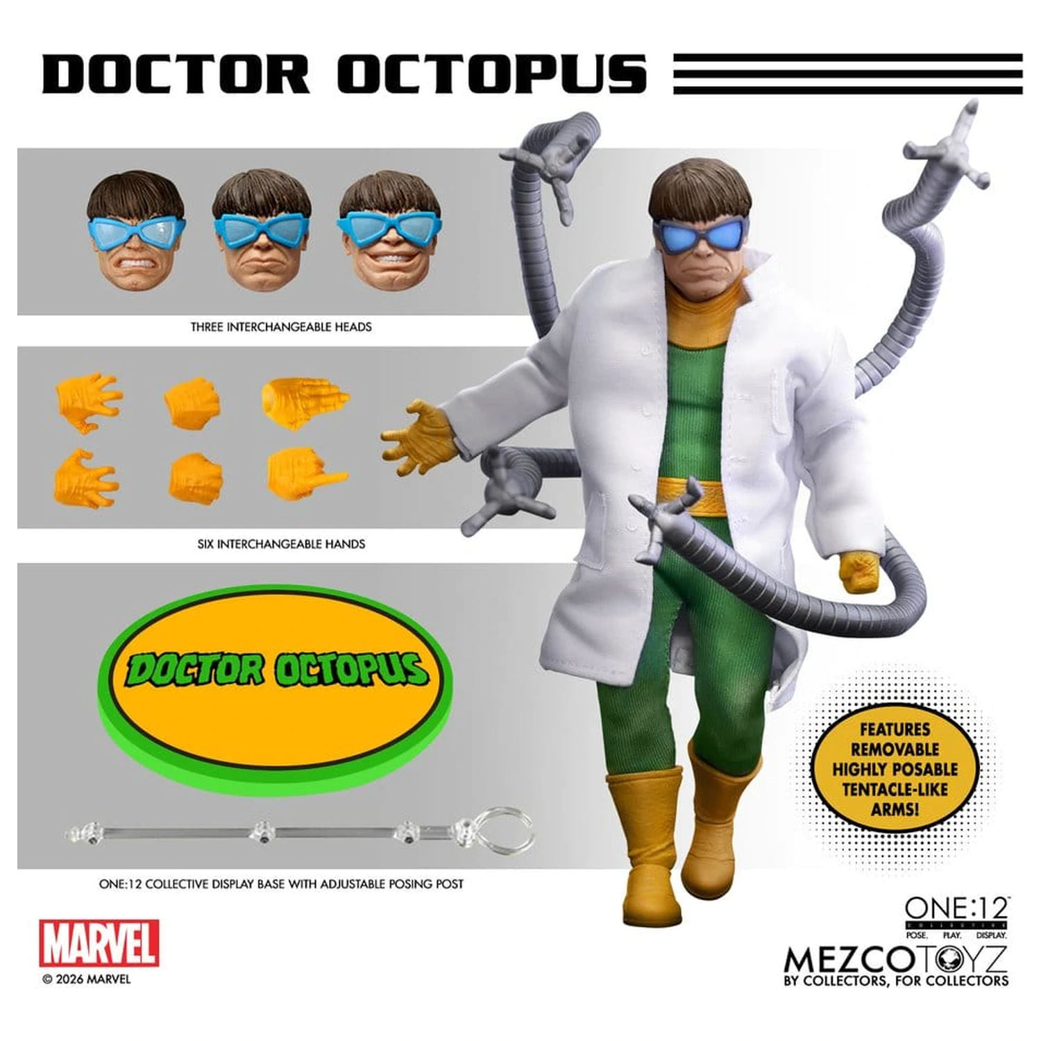 Marvel Comics One:12 Collective Akcijska figura 1/12 Doctor Octopus 16 cm fotografija proizvoda