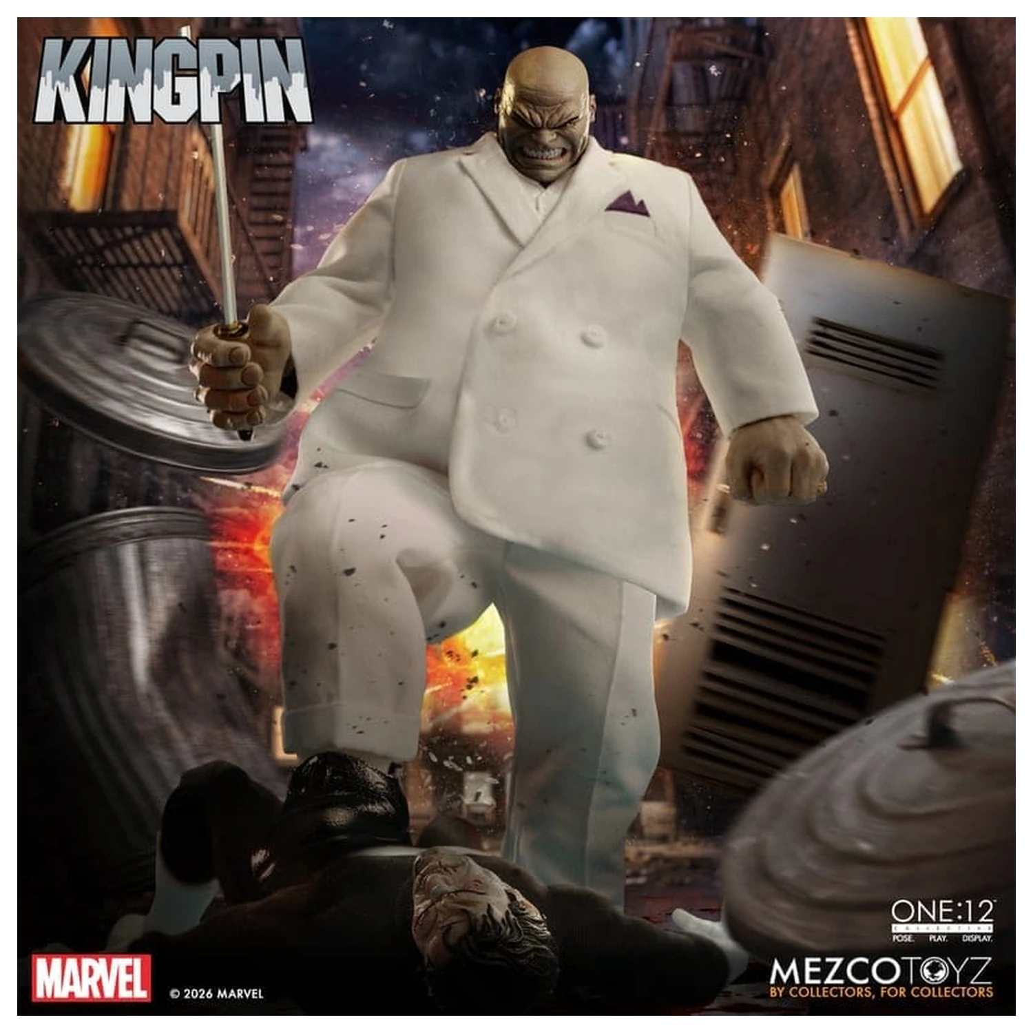 Marvel Comics One:12 Collective akcijska figura 1/12 Kingpin 18 cm fotografija proizvoda