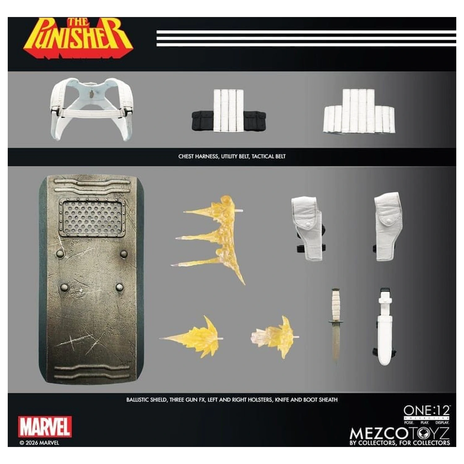Marvel Comics One:12 Collective Akcijska figura 1/12 Punisher 17 cm fotografija proizvoda