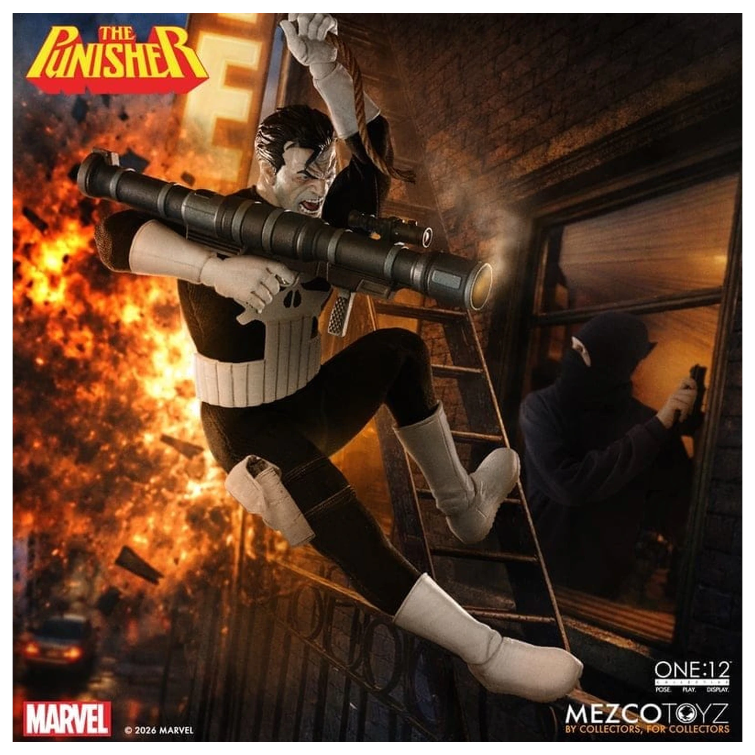 Marvel Comics One:12 Collective Akcijska figura 1/12 Punisher 17 cm fotografija proizvoda