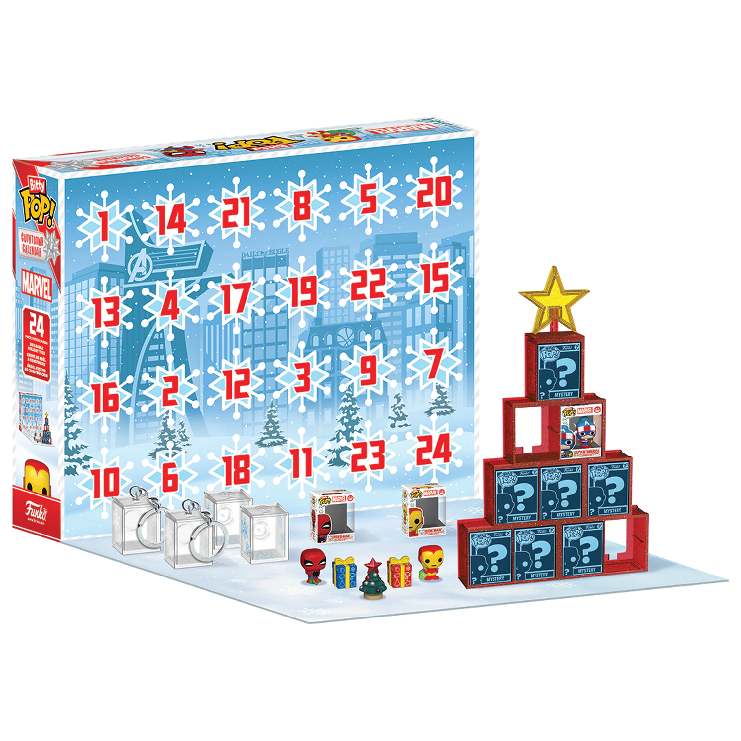 Marvel Comics Bitty Funko POP! Adventski kalendar fotografija proizvoda