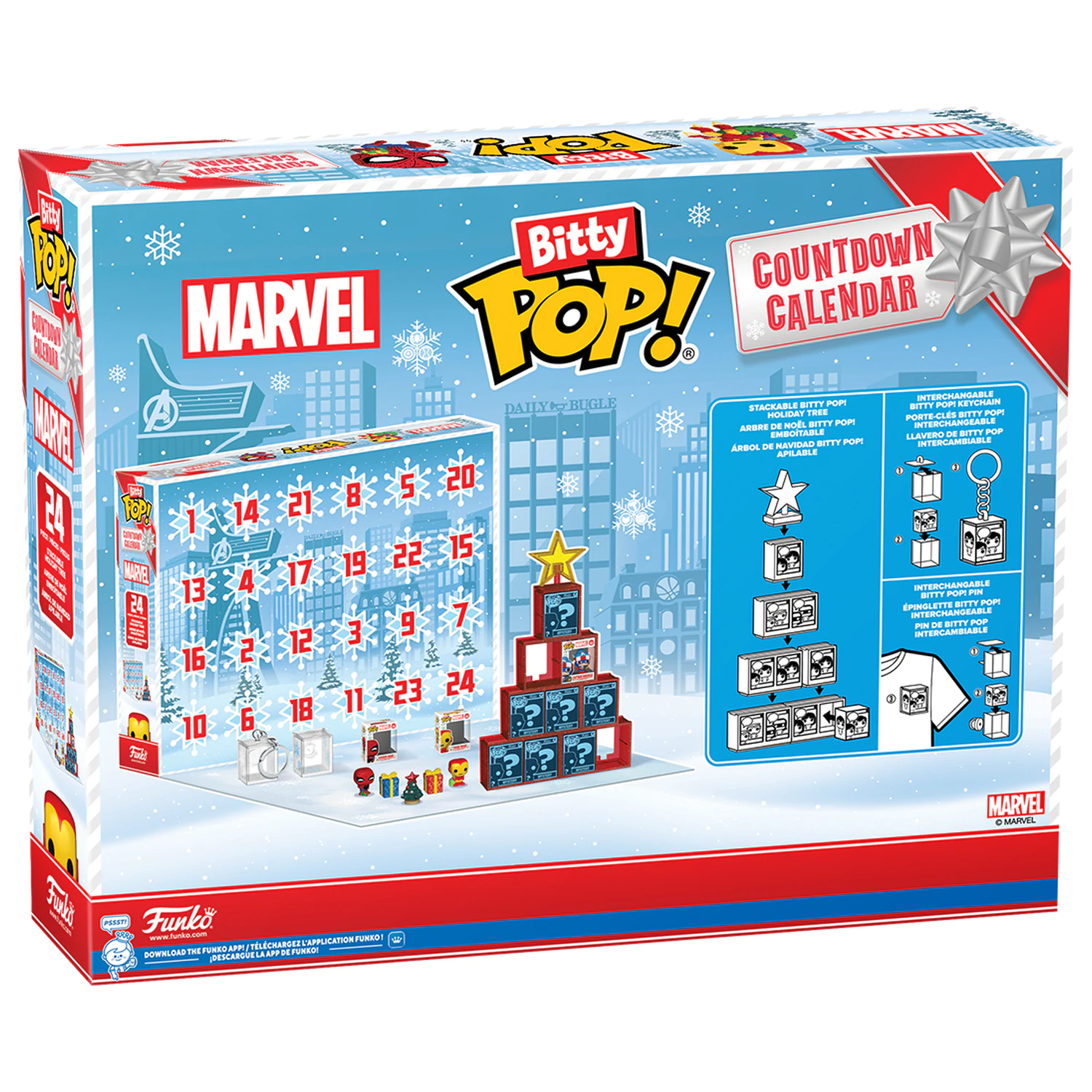 Marvel Comics Bitty Funko POP! Adventski kalendar fotografija proizvoda