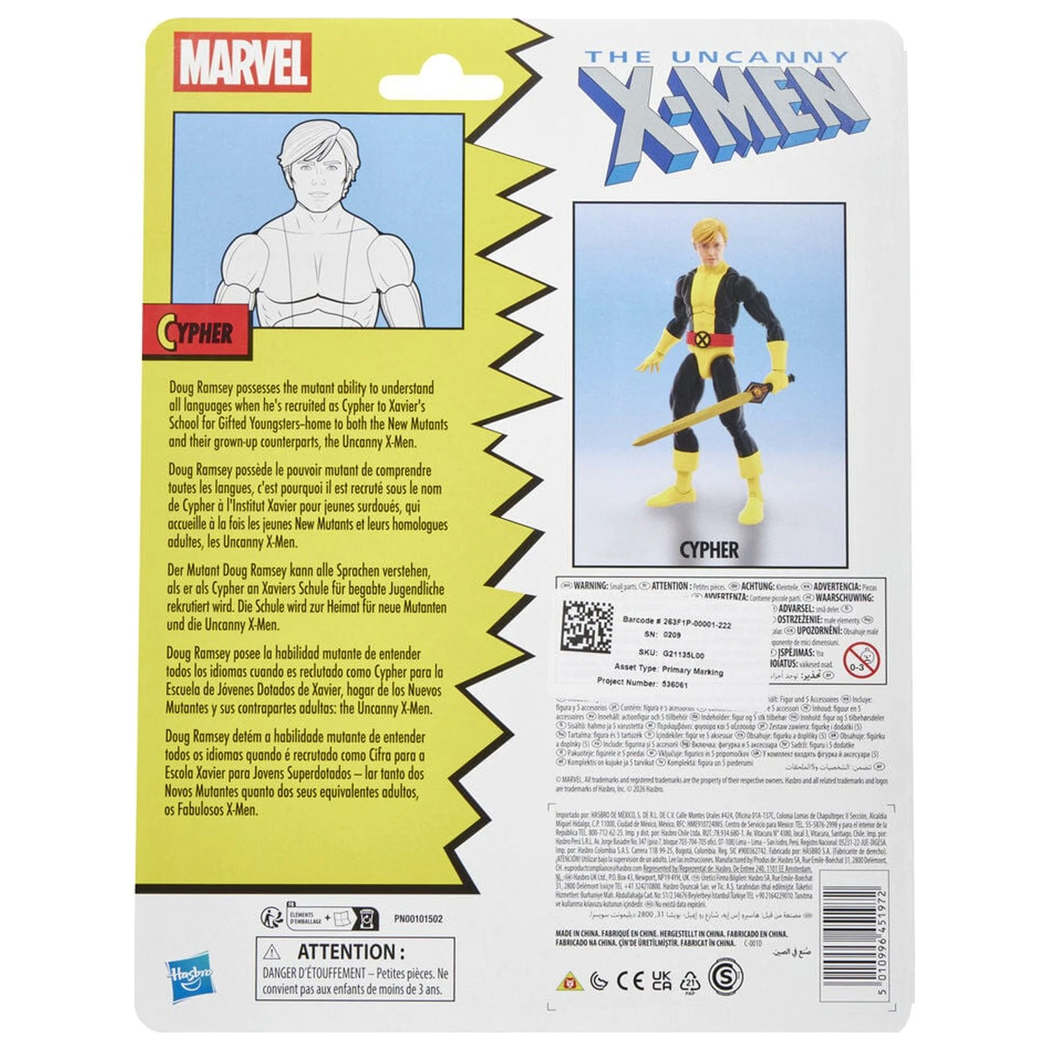 Marvel Comics The Uncanny X-Men Cypher figura 15 cm fotografija proizvoda