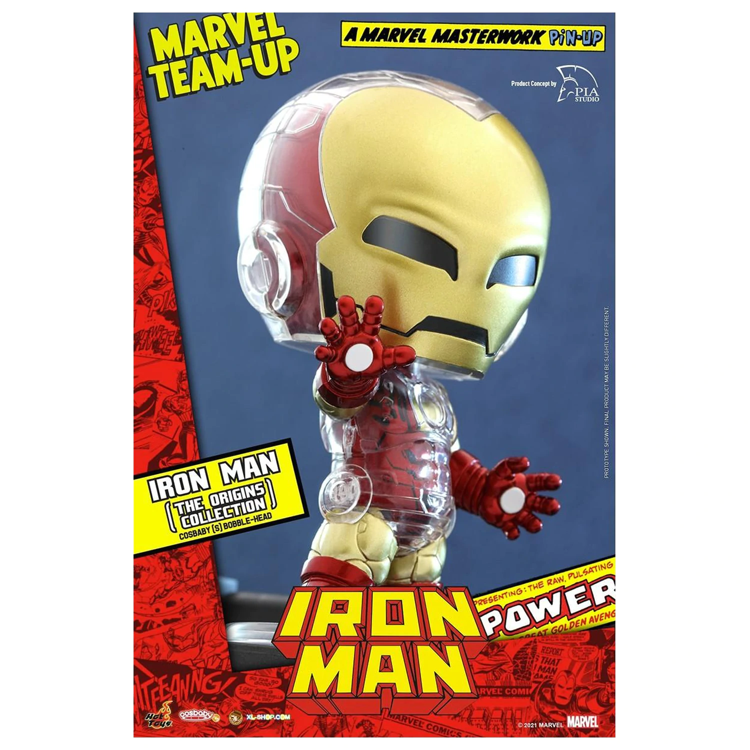 Marvel Cosbaby Wave 1 Iron Man Origins fotografija proizvoda