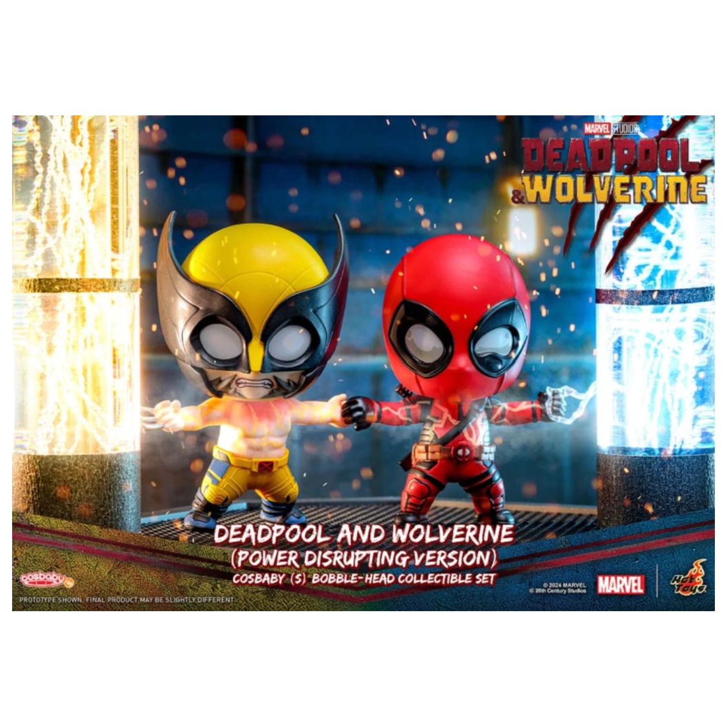 Marvel Cosbaby Wave 3 Deadpool & Wolverine Power Disrupting fotografija proizvoda