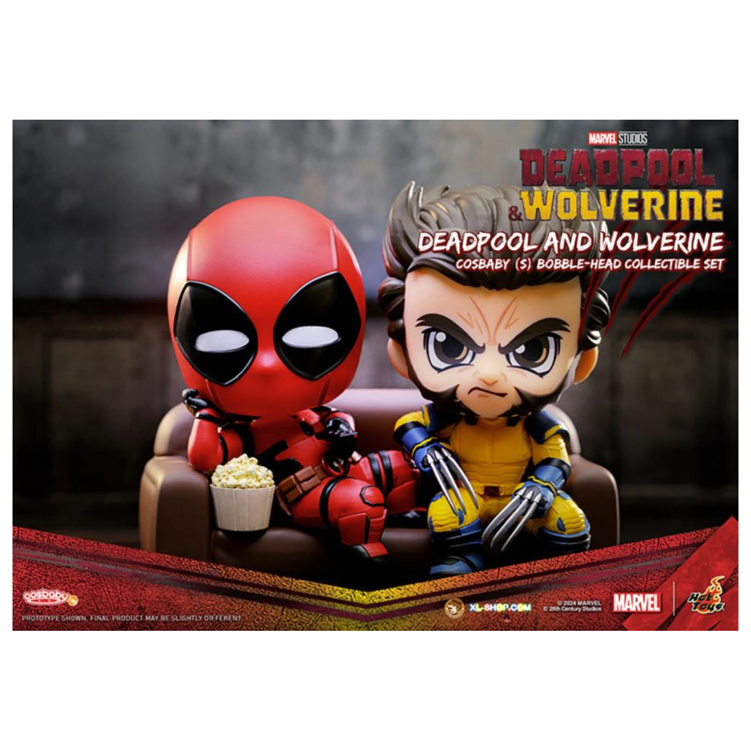 Marvel Cosbaby Wave 4 Deadpool & Wolverine Set fotografija proizvoda