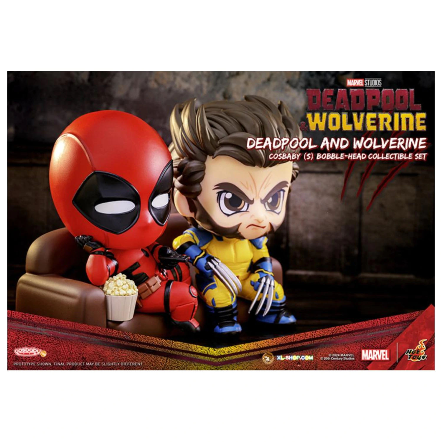 Marvel Cosbaby Wave 4 Deadpool & Wolverine Set fotografija proizvoda