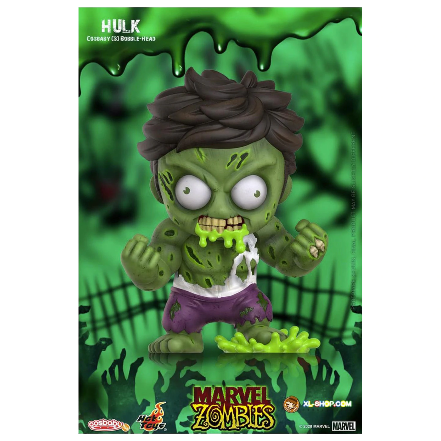 Marvel Cosbaby Wave 4 Zombie Hulk fotografija proizvoda
