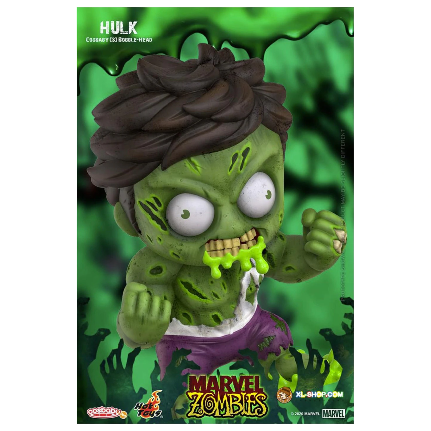 Marvel Cosbaby Wave 4 Zombie Hulk fotografija proizvoda