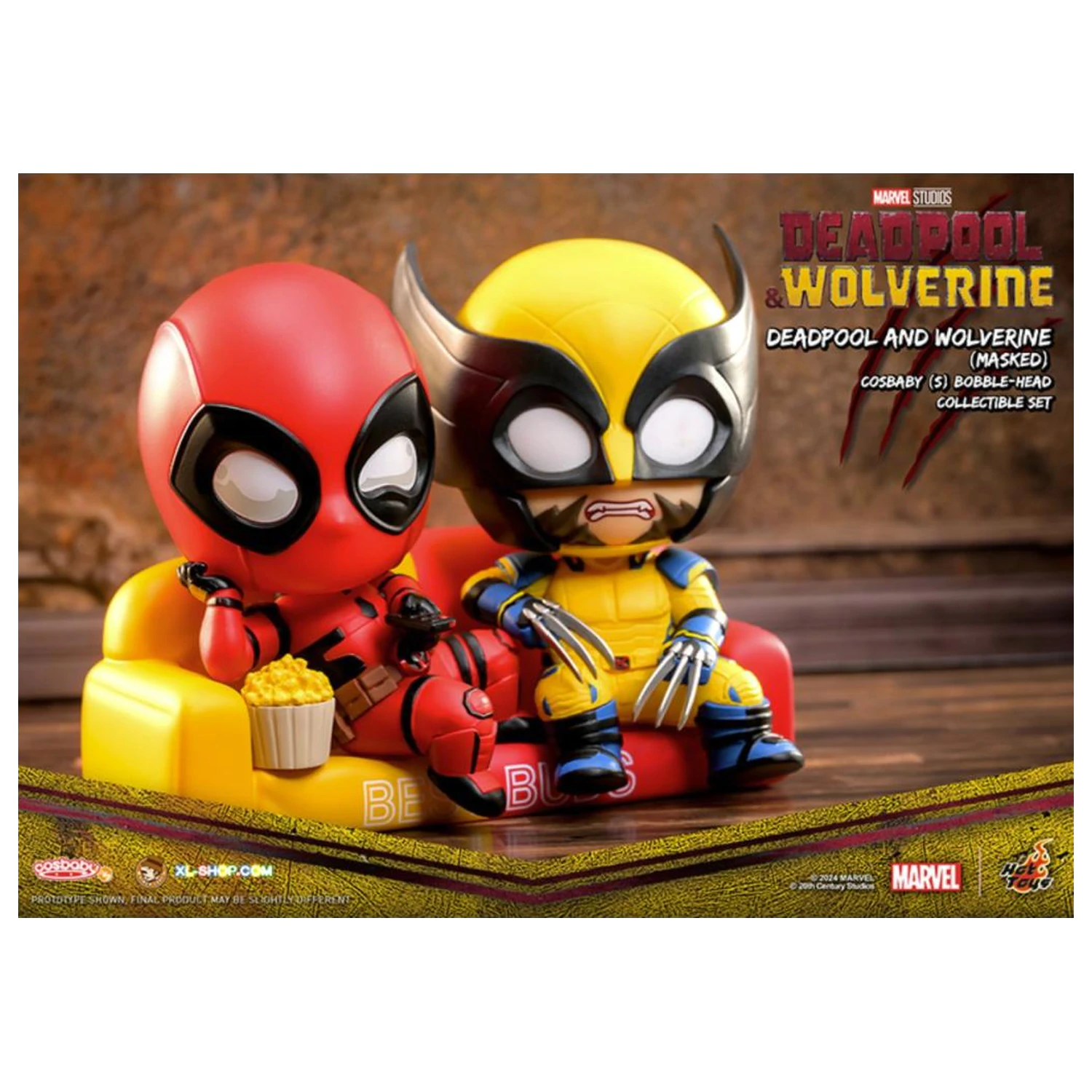Marvel Cosbaby Wave 5 Deadpool & Wolverine Masked fotografija proizvoda