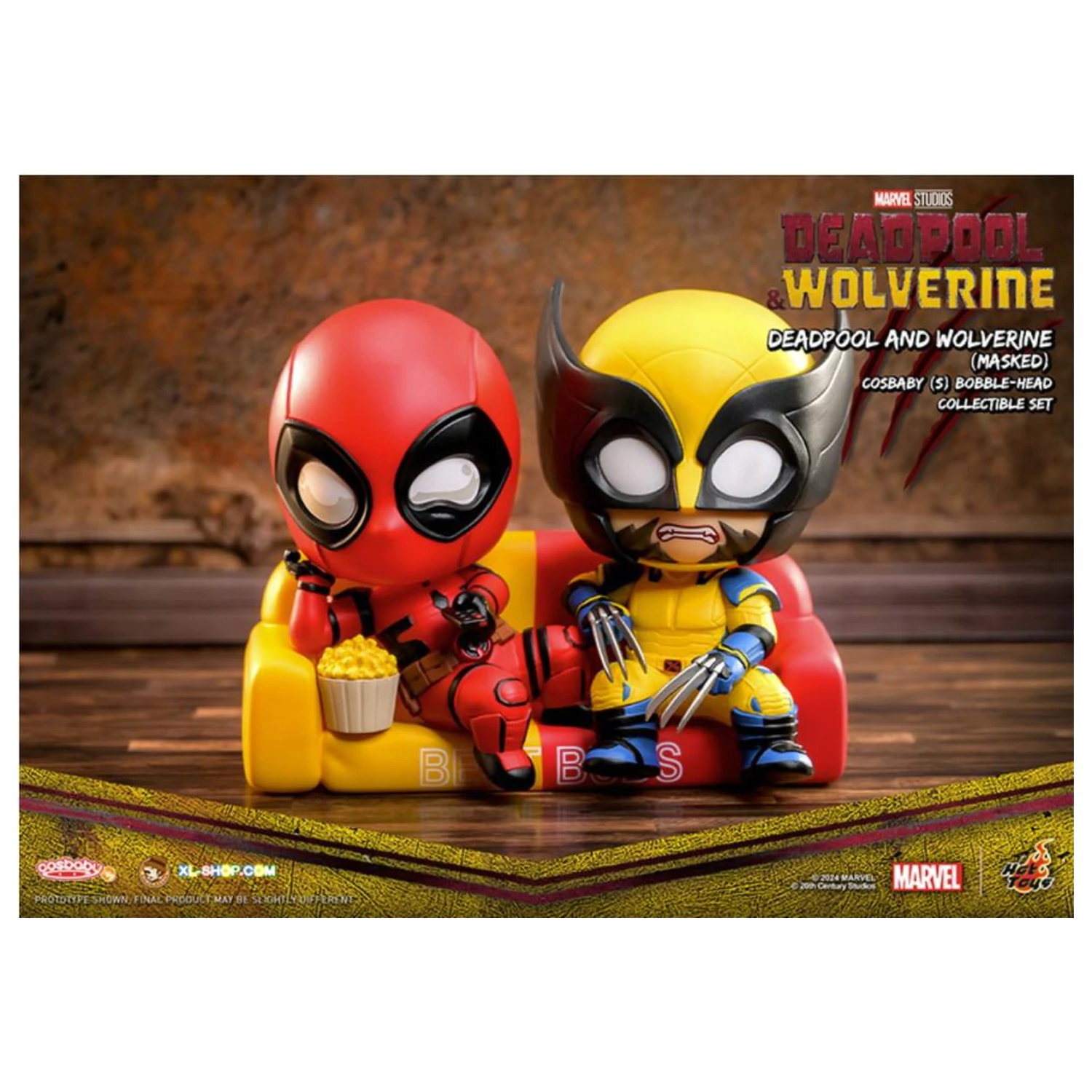 Marvel Cosbaby Wave 5 Deadpool & Wolverine Masked fotografija proizvoda
