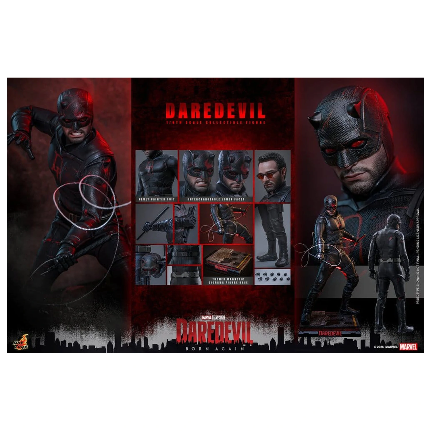 Marvel Daredevil: Born Again akcijska figura 1/6 Daredevil 30 cm fotografija proizvoda