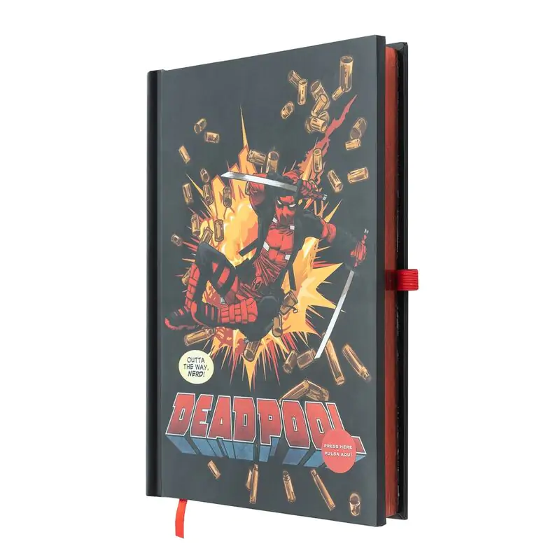 Marvel Deadpool A5 premium LED bilježnica fotografija proizvoda