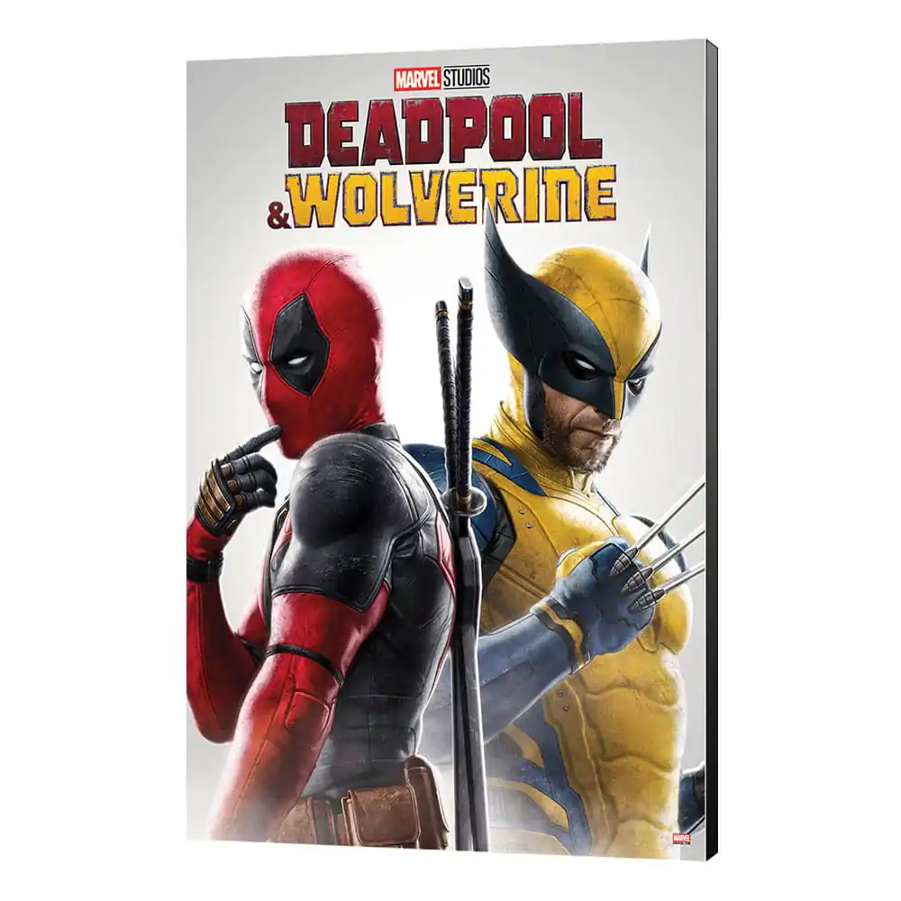 Marvel Drvena zidna umjetnost Deadpool & Wolverine 02 Najbolji prijatelji 35 x 50 cm fotografija proizvoda