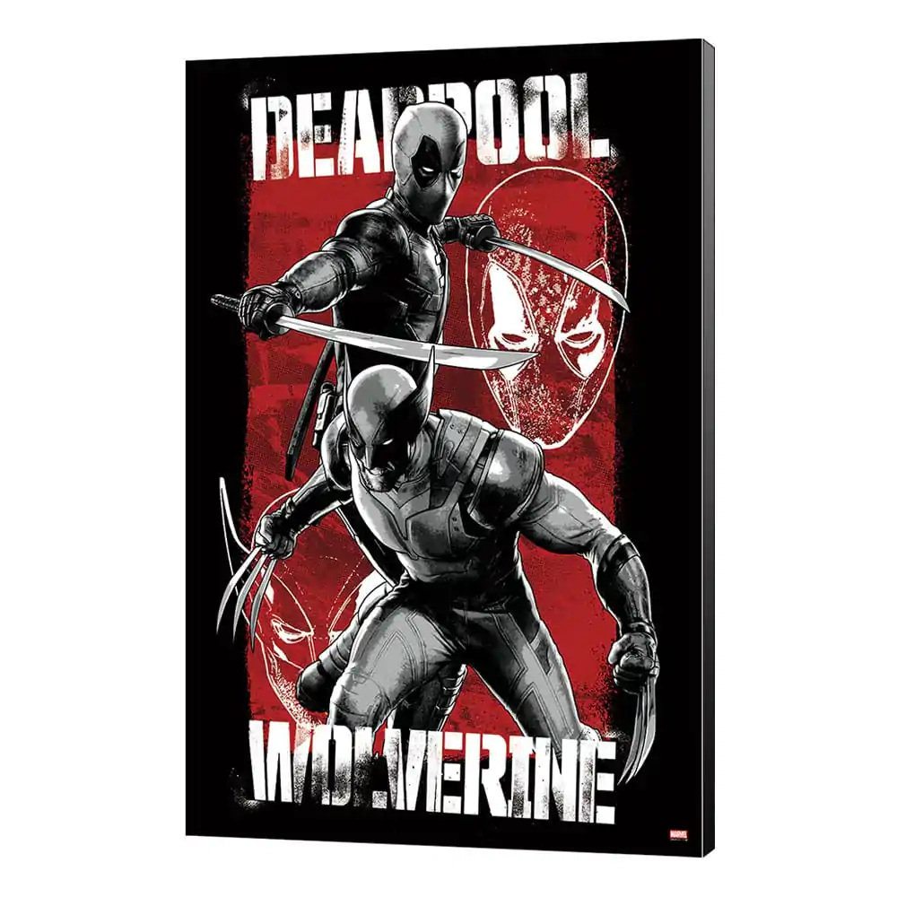 Marvel Drvena zidna umjetnost Deadpool & Wolverine 03 Maximum Effort 35 x 50 cm fotografija proizvoda