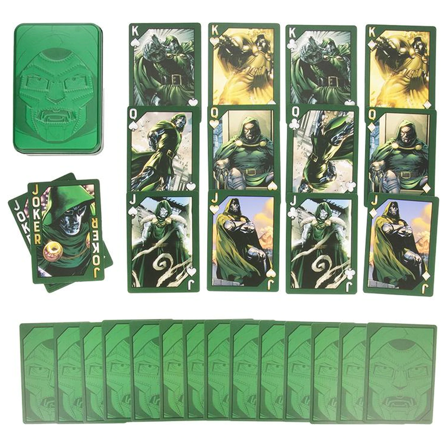 Marvel Doctor Doom Igraće karte u limenoj kutiji fotografija proizvoda