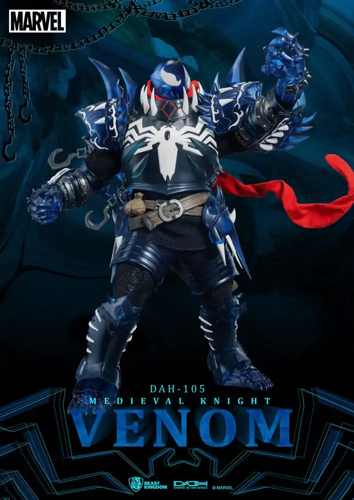 Marvel Dynamic 8ction Heroes akcijska figura 1/9 Medieval Knight Venom 23 cm fotografija proizvoda