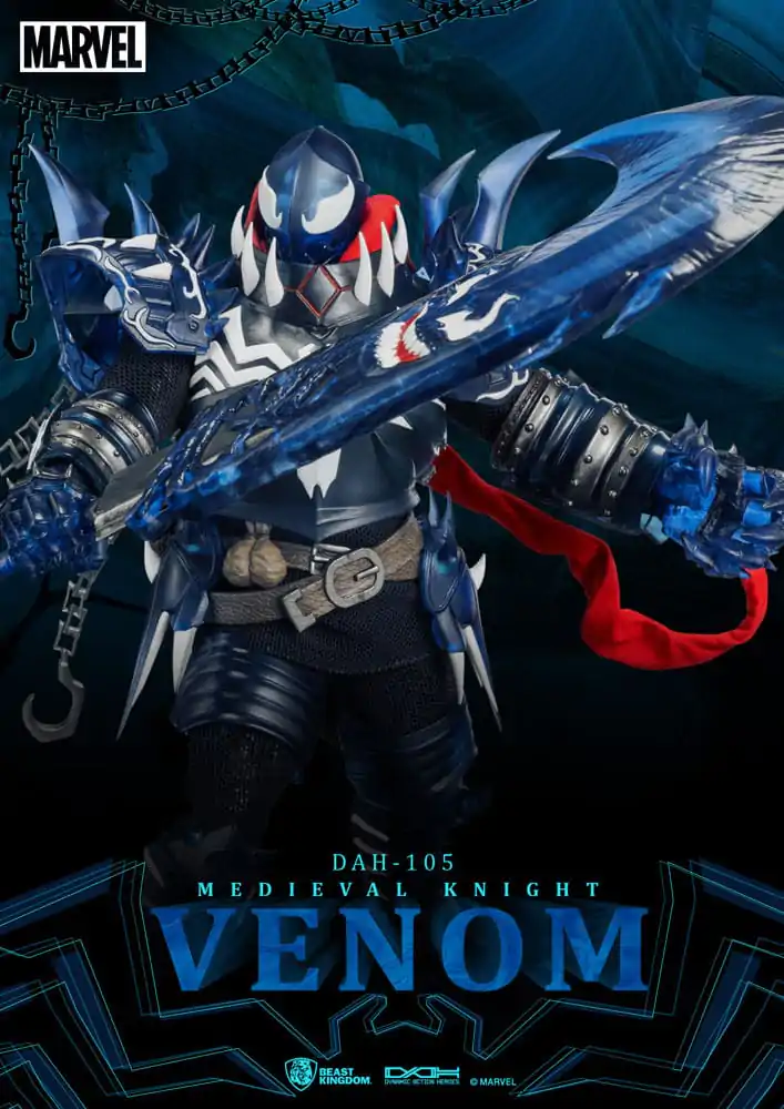 Marvel Dynamic 8ction Heroes akcijska figura 1/9 Medieval Knight Venom 23 cm fotografija proizvoda