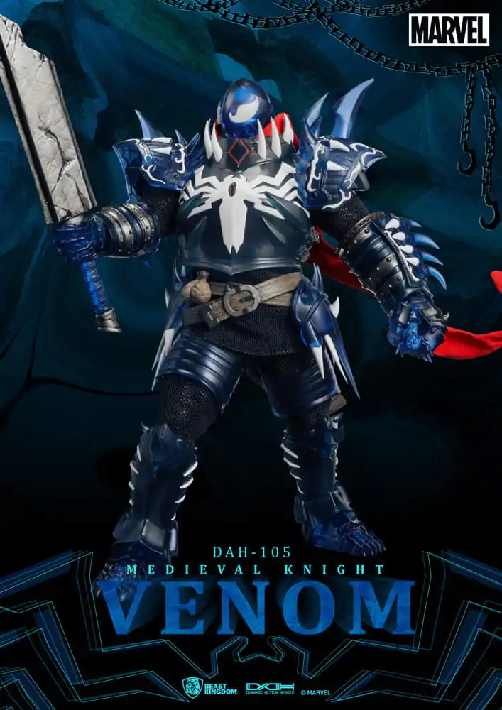 Marvel Dynamic 8ction Heroes akcijska figura 1/9 Medieval Knight Venom 23 cm fotografija proizvoda