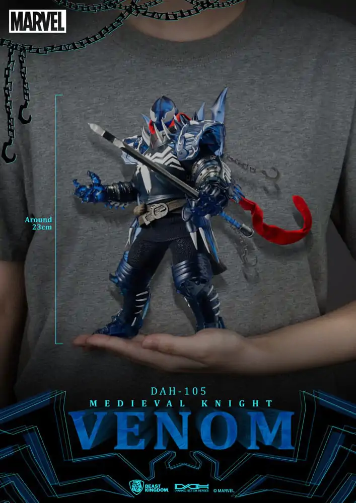 Marvel Dynamic 8ction Heroes akcijska figura 1/9 Medieval Knight Venom 23 cm fotografija proizvoda