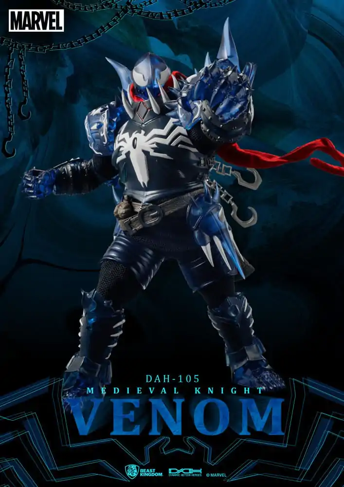 Marvel Dynamic 8ction Heroes akcijska figura 1/9 Medieval Knight Venom 23 cm fotografija proizvoda